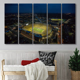 Michigan Stadium, Stadium Canvas, Sport Art, Gift for him,100 Multi Panels B, Canvas Prints Wall Art Decor
