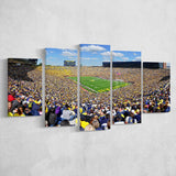 Michigan Stadium, Stadium Canvas, Sport Art, Large Canvas, Multi Panels, Canvas Prints Wall Art Decor