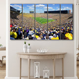 Michigan Stadium, Stadium Canvas, Sport Art, Gift for him, Multi Panels B, Canvas Prints Wall Art Decor