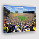 Michigan Stadium, Stadium Canvas, Sport Art, Gift for him, Fan Gift, Canvas Prints Wall Art Decor
