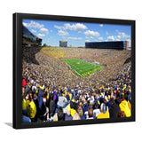 Michigan Stadium, Stadium Canvas, Sport Art, Gift for him, Framed Art Prints Wall Art Decor, Framed Picture