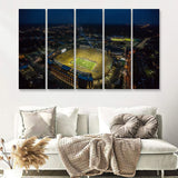 Michigan Stadium 5 Pieces B Canvas Prints Wall Art - Painting Canvas, Multi Panels,5 Panel, Wall Decor