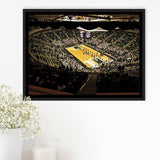 Michigan State Spartans Stadium Framed Canvas Prints Breslin Center Wall Art,Sport Stadium Art Prints, Fan Gift