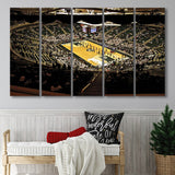 Michigan State Spartans Stadium Canvas Prints Breslin Center Wall Art,Multi Panels B,Sport Stadium Art Prints, Fan Gift