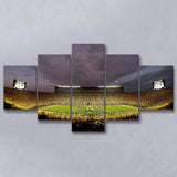 Michigan Wolverine Football, Stadium Canvas, Sport Art, Large Canvas, Multi Panels, Canvas Prints Wall Art Decor