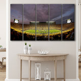 Michigan Wolverine Football, Stadium Canvas, Sport Art, Gift for him, Multi Panels B, Canvas Prints Wall Art Decor
