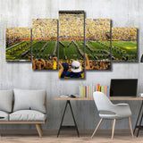 Michigan Wolverines Wall Art Michigan Stadium Canvas Prints The,Multi Panels,Sport Stadium Art Prints, Fan Gift