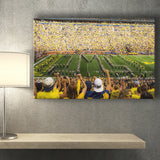 Michigan Wolverines Wall Art Michigan Stadium Canvas Prints The,Sport Stadium Art Prints, Fan Gift, Wall Decor