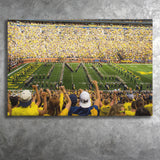 Michigan Wolverines Wall Art Michigan Stadium Canvas Prints The,Sport Stadium Art Prints, Fan Gift, Wall Decor