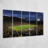 Michigan the Big House, Stadium Canvas, Sport Art, Gift for him, Multi Panels B, Canvas Prints Wall Art Decor