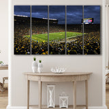Michigan the Big House, Stadium Canvas, Sport Art, Gift for him, Multi Panels B, Canvas Prints Wall Art Decor