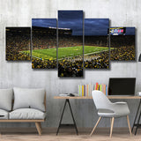 Michigan the Big House, Stadium Canvas, Sport Art, Large Canvas, Multi Panels, Canvas Prints Wall Art Decor