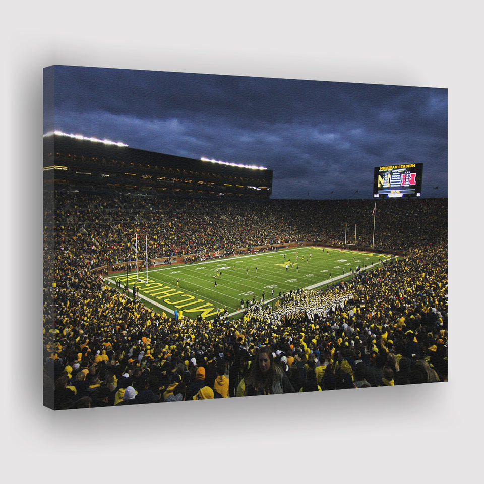 Michigan The Big House Canvas Prints Wall Art - Painting Canvas, Home Wall Decor, Painting Prints, For Sale