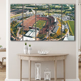 Midamerican Energy Field Stadium Canvas Prints Jack Trice Stadium Wall,Multi Panels B,Sport Stadium Art Prints, Fan Gift