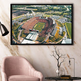 Midamerican Energy Field Stadium Framed Canvas Prints Jack Trice Stadium Wall,Sport Stadium Art Prints, Fan Gift