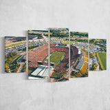 Midamerican Energy Field Stadium Canvas Prints Jack Trice Stadium Wall,Multi Panels,Sport Stadium Art Prints, Fan Gift