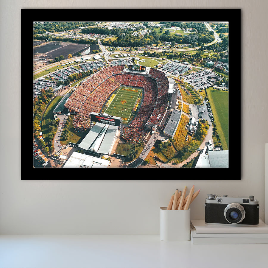 Midamerican Energy Field Stadium Art Prints Jack Trice Stadium Wall,Sport Stadium Art Prints, Fan Gift, Wall Decor