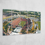 Midamerican Energy Field Stadium Canvas Prints Jack Trice Stadium Wall,Multi Panels B,Sport Stadium Art Prints, Fan Gift