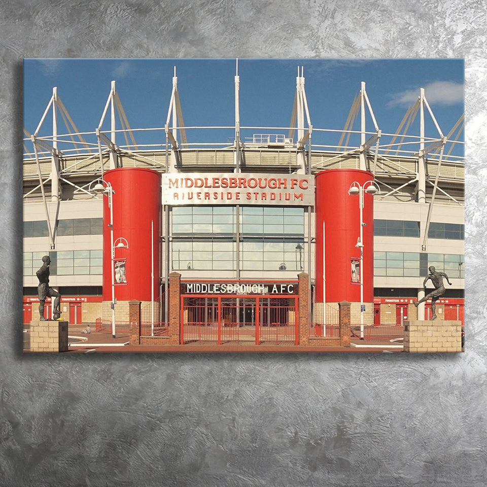 Middlesbrough Stadium Canvas Prints Riverside Stadium Wall Art Football Stadium,Sport Stadium Art Prints, Fan Gift, Wall Decor