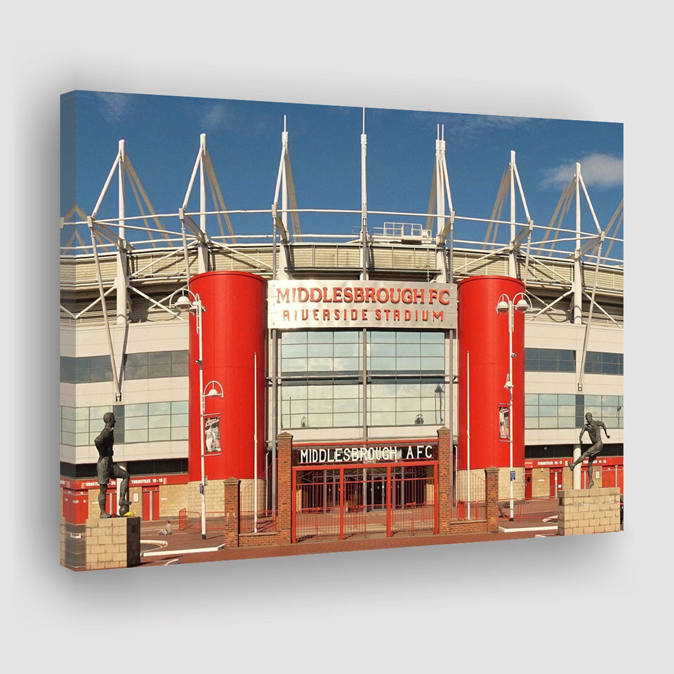 Middlesbrough Stadium Canvas Prints Riverside Stadium Wall Art Football Stadium,Sport Stadium Art Prints, Fan Gift, Wall Decor