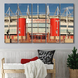 Middlesbrough Stadium Canvas Prints Riverside Stadium Wall Art Football Stadium,Multi Panels B,Sport Stadium Art Prints, Fan Gift