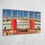 Middlesbrough Stadium Canvas Prints Riverside Stadium Wall Art Football Stadium,Multi Panels B,Sport Stadium Art Prints, Fan Gift