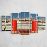 Middlesbrough Stadium Canvas Prints Riverside Stadium Wall Art Football Stadium,Multi Panels,Sport Stadium Art Prints, Fan Gift