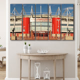 Middlesbrough Stadium Canvas Prints Riverside Stadium Wall Art Football Stadium,Multi Panels B,Sport Stadium Art Prints, Fan Gift