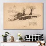 Mikoyan Mig 35 D Add On Hq 10 For Gta 5 Plane Canvas Prints Wall Art - Painting Canvas, Painting Prints, Wall Home Decor, Prints for Sale