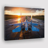 Military Knowledge Sukhoi Su-30 Multirole Fighter Jet Canvas Prints Wall Art - Painting Canvas, Wall Decor,Art Prints, Painting Prints
