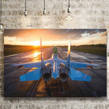 Military Knowledge Sukhoi Su-30 Multirole Fighter Jet Canvas Prints Wall Art - Painting Canvas, Wall Decor,Art Prints, Painting Prints