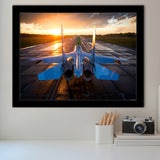 Military Knowledge Sukhoi Su-30 Multirole Fighter Jet Framed Art Prints Wall Decor - Painting Prints, Home Decor,Framed Picture, For Sale