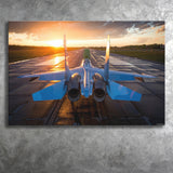 Military Knowledge Sukhoi Su-30 Multirole Fighter Jet Canvas Prints Wall Art - Painting Canvas, Wall Decor,Art Prints, Painting Prints