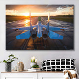 Military Knowledge Sukhoi Su-30 Multirole Fighter Jet Canvas Prints Wall Art - Painting Canvas, Wall Decor,Art Prints, Painting Prints
