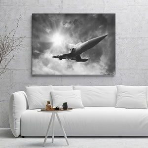 Military Airplan On The Speed Canvas Wall Art - Canvas Prints, Prints for Sale, Canvas Painting, Canvas On Sale