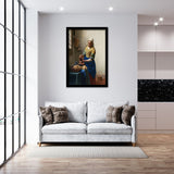 Milkmaid By Jan Vermeer-Art Print,Frame Art,Plexiglass Cover