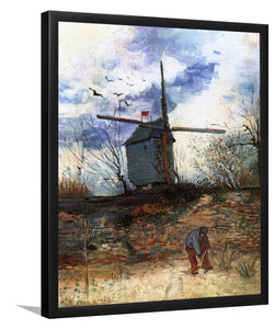 Mill By Vincent Van Gogh-Art Print,Frame Art,Plexiglass Cover
