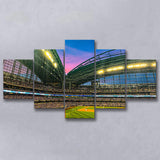 Miller Park Stadium, Stadium Canvas, Sport Art, Large Canvas, Multi Panels, Canvas Prints Wall Art Decor