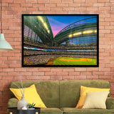 Miller Park Stadium, Stadium Canvas, Sport Art, Gift for him, Framed Art Prints Wall Art Decor, Framed Picture