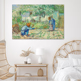 Millet'S First Steps By Vincent Van Gogh Canvas Wall Art - Canvas Prints, Prints for Sale, Canvas Painting, Canvas On Sale