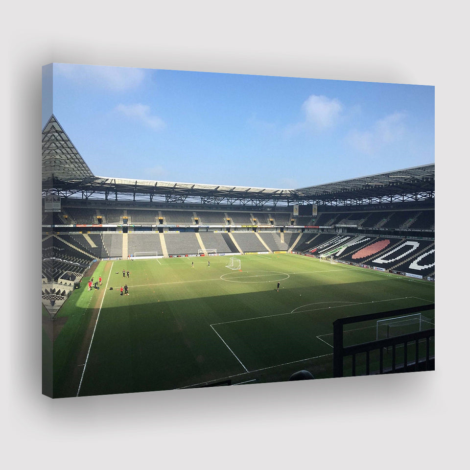 Milton Keynes Dons Stadium Canvas Prints Stadium MK Wall Art,Sport Stadium Art Prints, Fan Gift, Wall Decor