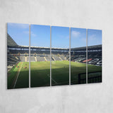 Milton Keynes Dons Stadium Canvas Prints Stadium MK Wall Art,Multi Panels B,Sport Stadium Art Prints, Fan Gift