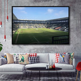 Milton Keynes Dons Stadium Framed Canvas Prints Stadium MK Wall Art,Sport Stadium Art Prints, Fan Gift
