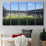 Milton Keynes Dons Stadium Canvas Prints Stadium MK Wall Art,Multi Panels B,Sport Stadium Art Prints, Fan Gift