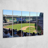 Milwaukee Brewers Stadium Canvas Prints Stadium Wall Art Miller Park Stadium Canvas Prints American,Multi Panels B,Sport Stadium Art Prints, Fan Gift