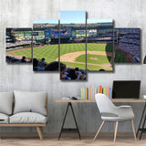 Milwaukee Brewers Stadium Canvas Prints Stadium Wall Art Miller Park Stadium Canvas Prints American,Multi Panels,Sport Stadium Art Prints, Fan Gift