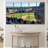 Milwaukee Brewers Stadium Canvas Prints Stadium Wall Art Miller Park Stadium Canvas Prints American,Multi Panels B,Sport Stadium Art Prints, Fan Gift