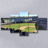 Milwaukee Brewers Stadium Canvas Prints Stadium Wall Art Miller Park Stadium Canvas Prints American,Multi Panels,Sport Stadium Art Prints, Fan Gift