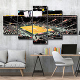 Milwaukee Bucks Stadium Canvas Prints Fiserv Forum Wall Art NBA,Multi Panels,Sport Stadium Art Prints, Fan Gift
