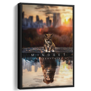 Mindset Is Everything V2 Canvas Art - Framed Canvas, Canvas Prints, Painting Canvas